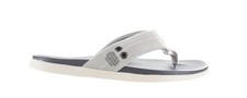 Johnnie-O Mens Portside Gray Flip Flops Size 9 7666543 