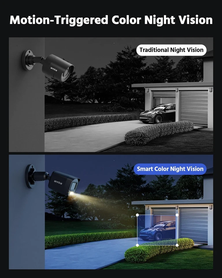 8CH H.265+ 3K Lite Wired Security Camera System with AI Human/Vehicle Detecti... - Image 3 of 4