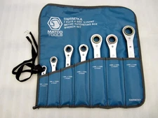 MATCO 7pc Metric Box End Ratcheting Wrench Set SWRM7KA Made in USA