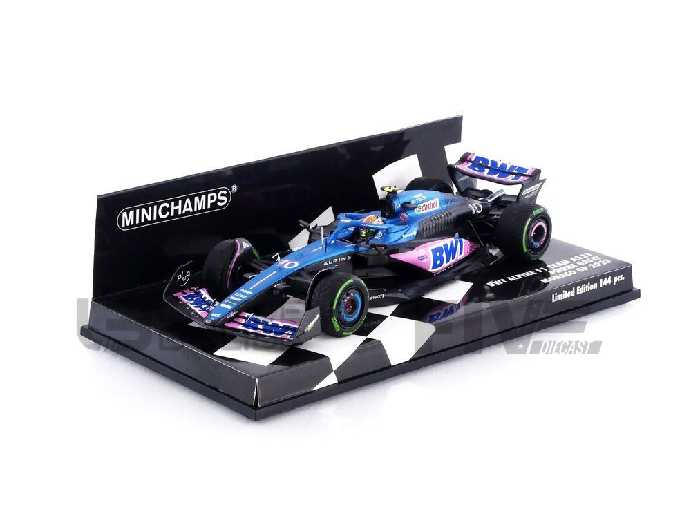 MINICHAMPS 1/43 - ALPINE A523 - MONACO GP 2023 (P. GASLY