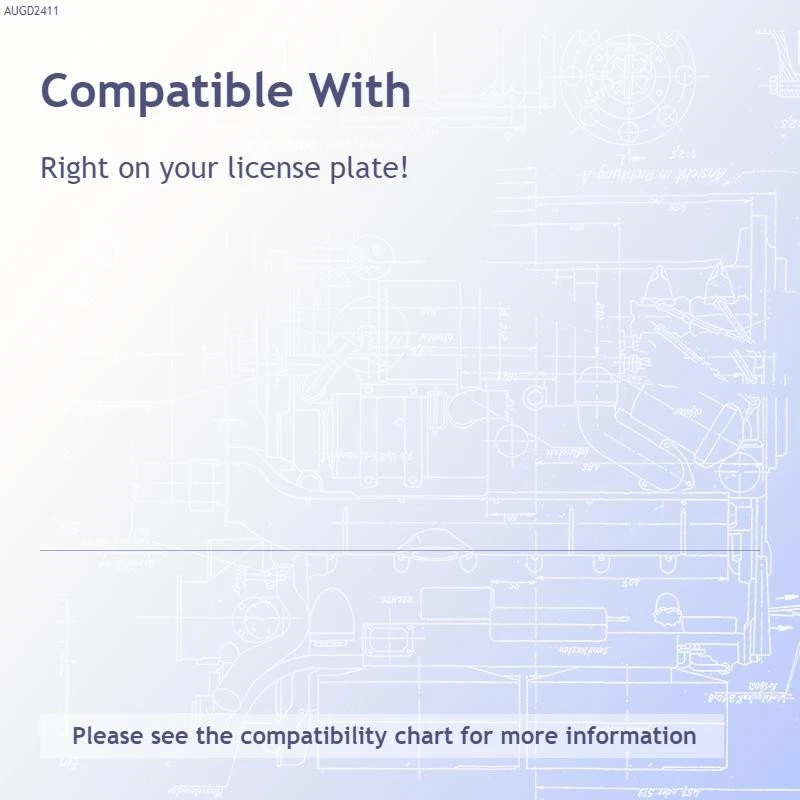 Рама номерного знака с вырезом из нержавеющей стали для Pontiac Grand Am - Изображение 3 из 3