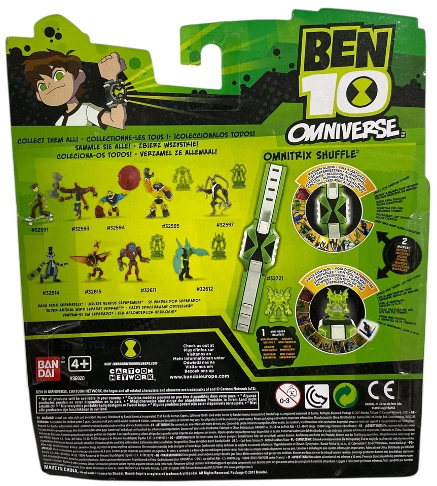 Figura de acción Ben 10 Omniverse Omni-Plasm Feedback NUEVA con pliegue 2013 Foto 3 de 4
