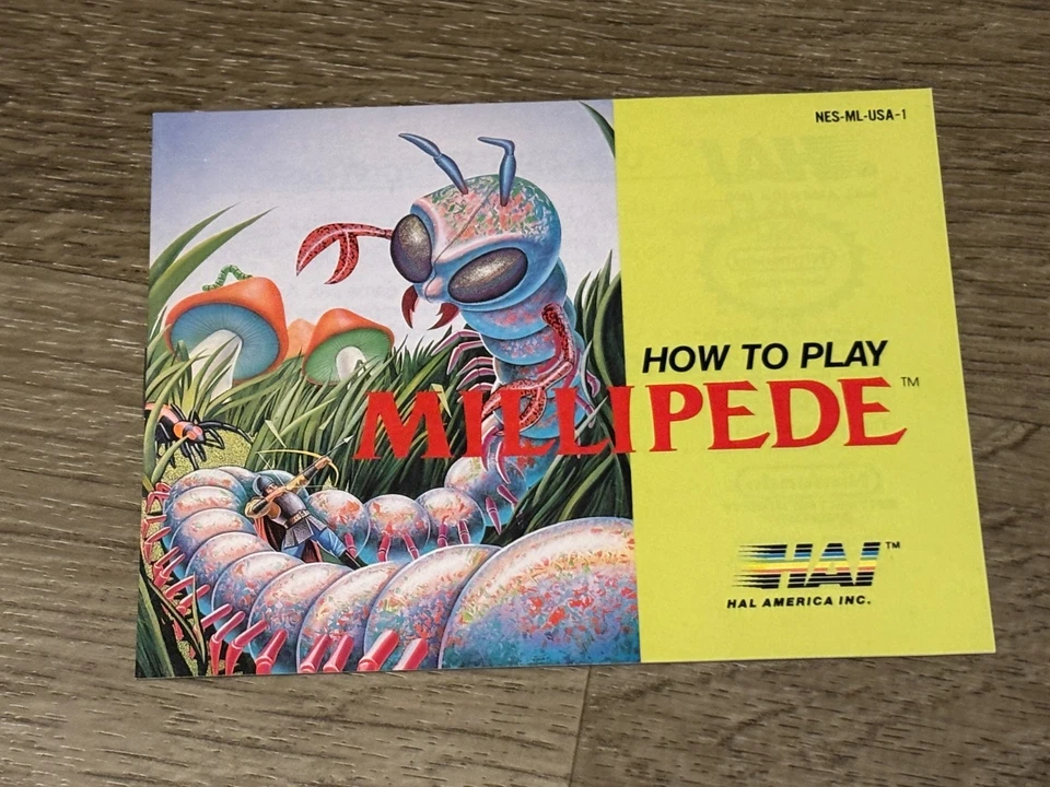 Millipede 任天堂 Nes 完整 全新带盒 状况良好 正品 — 第 4/4 张图片