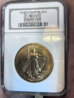 1907 Gold Coin St. Gauden’s Double Eagle $20. MS 62  NGC ANA