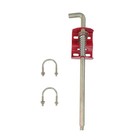Secure Livestock with 44 5cm Farm Gate Anchor Cane Bolt Stainless Steel