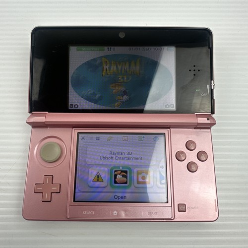 Nintendo 3DS Coral Pink Handheld Includes Charger + x2 Games Oz Seller - Picture 9 of 20