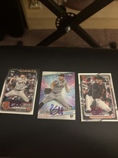 Kyle Harrison Bowman Chrome Rookie 141/150 Autograph 