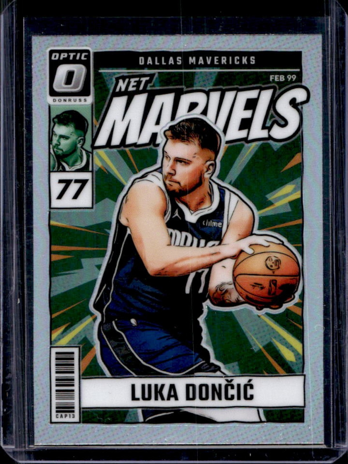 2024-25 Panini Donruss Optic Luka Doncic Net Marvels Holo #17 Mavericks