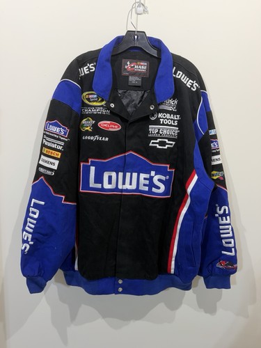 Vintage Jimmie Johnson XL Lowes NASCAR Jacket Chase Authentics Driver’s Line