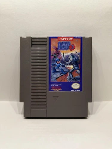 Mega Man 3 (Nintendo NES, 1990) Authentic Cartridge Only Tested Working