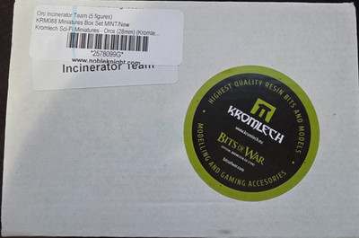 Kromlech Sci-Fi Orc Mini Orc Incinerator Team (New, Never Opened)