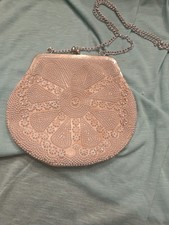 Vintage 1960s Beaded Evening Bag - Made in Hong Kong