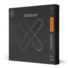 D'Addario XT Phosphor Bronze Acoustic Guitar Strings 10-47 (3-Pack)
