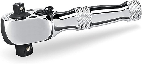 72 Tooth Reversible Stubby Ratchet - Chrome Vanadium Steel Innovation - Picture 3 of 7