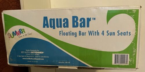 Aqua Bar Barra Galleggiante con 4 Posti Prendisole - Foto 6 di 14