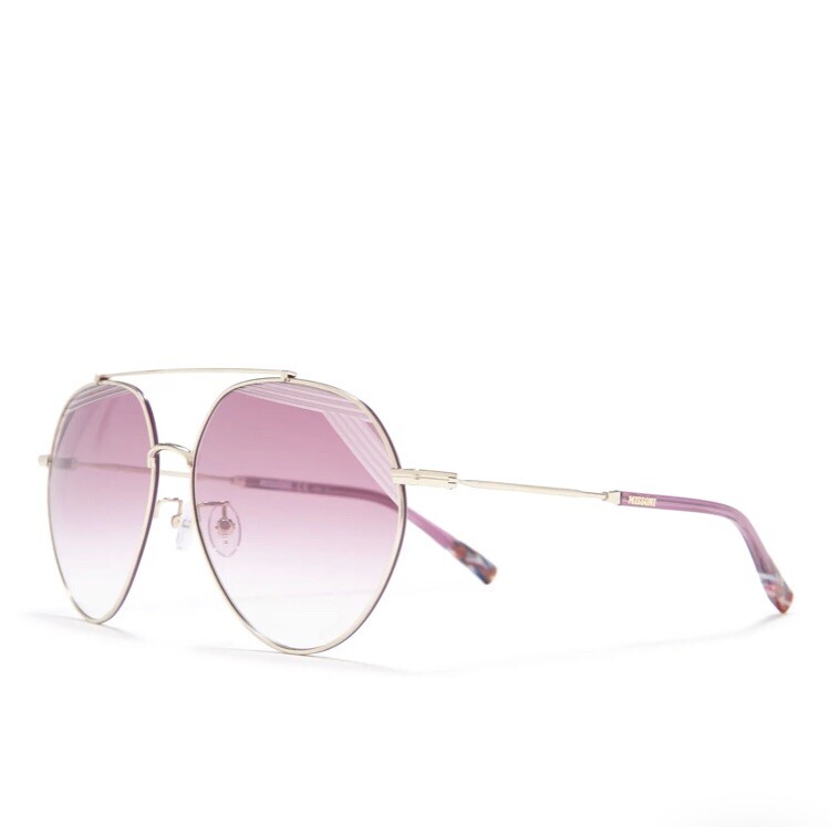 Missoni 60mm Aviator Sunglasses Missoni 60mm Aviator Sunglasses | eBay main image 3