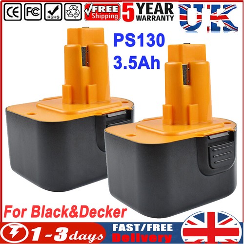 3.5Ah 12V Battery For Black & Decker A9252 A9275 PS130 PS130A For