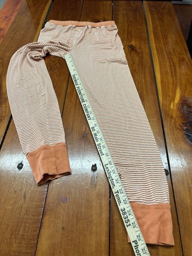 Bed Head Pajamas Set Size XS Orange/White Stripe Stretchy Comfy - Picture 12 of 16