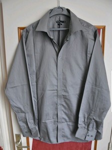 Chemise homme satinée grise Jules Taille 6 en très bon état !