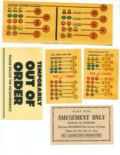 ONE ARMED BANDIT - PACE AWARDS CARD DECALS - BANDIT - FREE 24HR POSTAGE