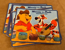 5 x 7" Vintage Winnie the Pooh and Tigger too NEW Disney Large Sticker Lot of 5