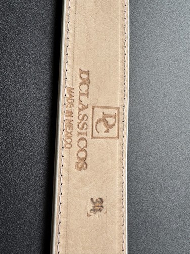 Cinto bordado vaquero Charro de piel, Men’s Western Cowboy Belt embroidered - Bild 4 von 5