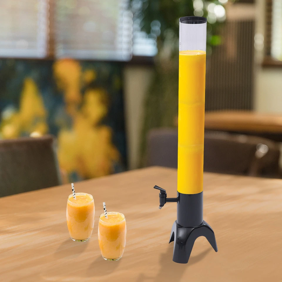 Dispensador de torre de cerveza Dispensador de bebidas de 3L/100 onzas con tubo de hielo individual Foto 2 de 4