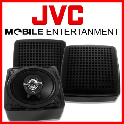 JVC JX Retro Aufbau Lautsprecher Boxen für Transporter Auto Oldtimer Camping