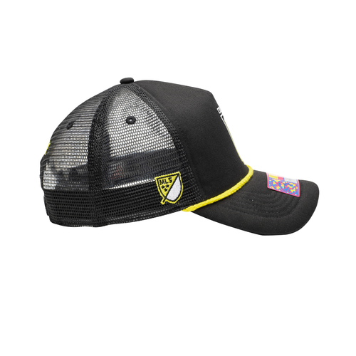 Columbus Crew 'Atmosphere Trucker' Snapback Hat by Fan Ink - Black- MLS - Picture 4 of 5