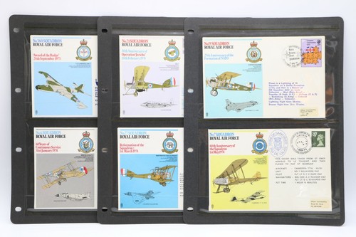 Lote de 50 fundas de primer día de aviación de la Royal Air Force 1969 - 1972 con carpeta - Imagen 4 de 11