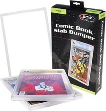 9 BCW CGC Graded CLEAR Comic Card Bumpers Flexible & Safe Protector 3 Packs DEAL