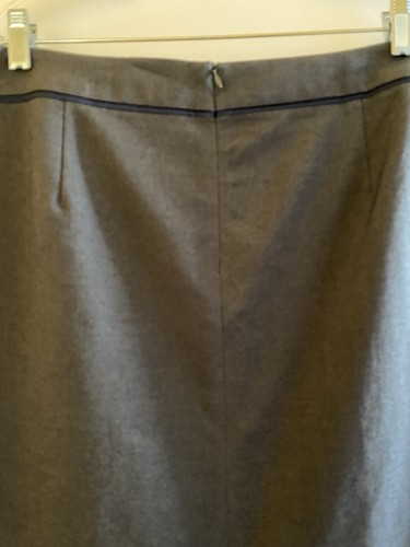 Boden Ponte Straight Skirt Grey, Cotton Blend, Size 12L, NEW no tags - 第 4/5 張圖片