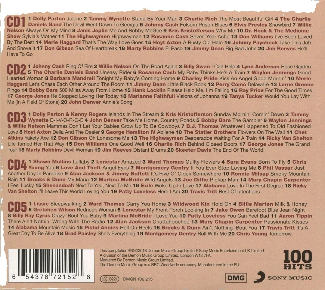 Varios 100 Hits CD de Música