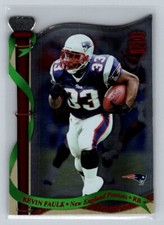 2002 Pacific Crown Royale Red Die Cut #82 Kevin Faulk /525 New England Patriots