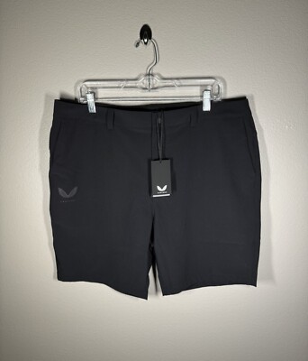 Castore Golf Water Resistant Shorts Men s Size 38 Black (Brand New With Tags)