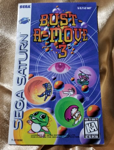 Bust-A-Move 3 Sega Saturn, 1998 With Reg Card. No Back Art. Excellent Disc - Picture 4 of 15