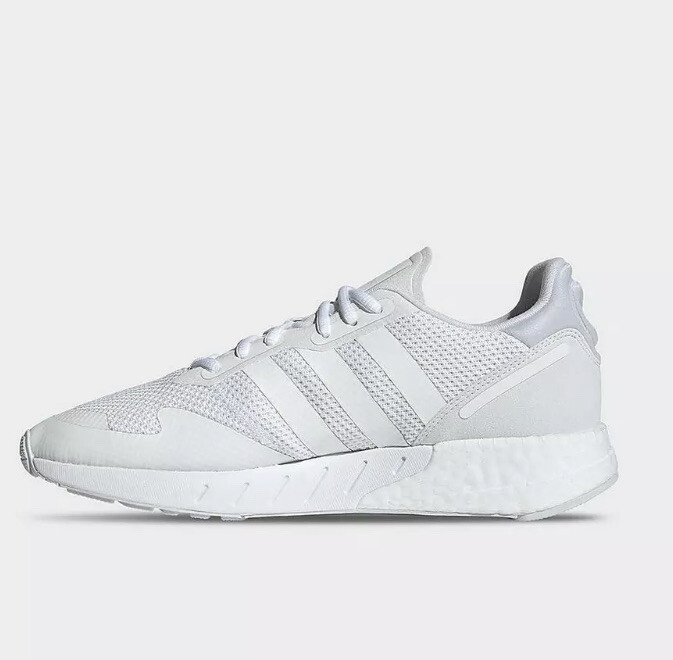 Size 11 - adidas ZX 1K Boost Triple White for sale online | eBay