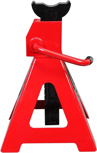 BIG RED 12 Ton (24,000 lb) Capacity Torin Steel Jack Stands, Red, 1-Pair - Picture 3 of 5