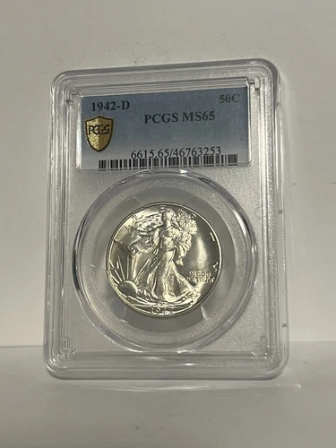 1942-D Walking Liberty Half Dollar PCGS MS65