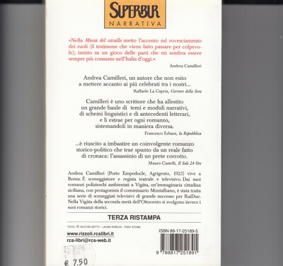 La mossa del cavallo ANDREA CAMILLERI