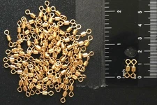 50 pcs Brass Rolling Swivels Size # 4 (NEW) Free Shipping