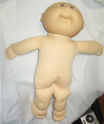 Hasbro Cabbage Patch Baby Doll Xavier Roberts Brown Eyes Copyright 1989 Naked