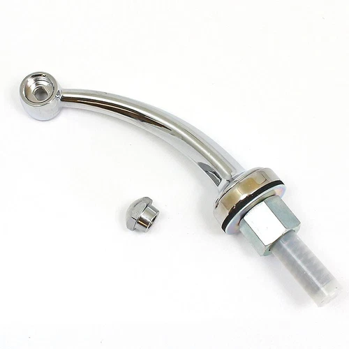 Chrome mirror arm - Curved arm for swing back mirrors - Style B