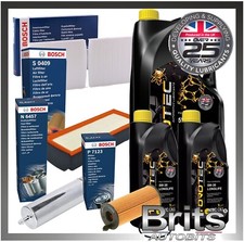 KIT TAGLIANDO per BMW Serie 6 640 3.0 MK3 F06 - Set Filtri Completo Bosch e Olio 7L