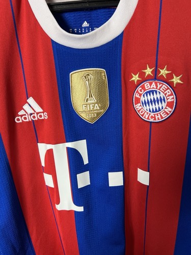 FC Bayern Munich 2014 - 2015 Soccer Home Jersey Adidas Football Shirt Size M - Picture 5 of 17