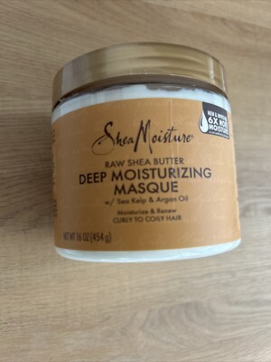 Shea Moisture Raw Shea Butter Deep Moisturizing Masque 16oz NEW Sealed