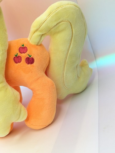 My Little Pony Applejack con sombrero de felpa 12 pulgadas MLP peluche sin etiqueta - Imagen 7 de 13