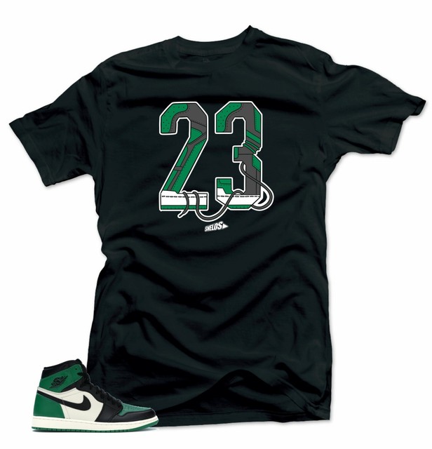 Shirt to Match Jordan Retro 1 Pine Green 2020 23 Black eBay