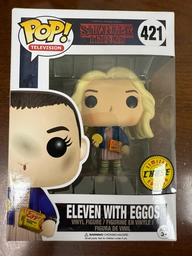 Funko Pop! Vinyl: Stranger Things - Eleven with Eggos (Chase) #421