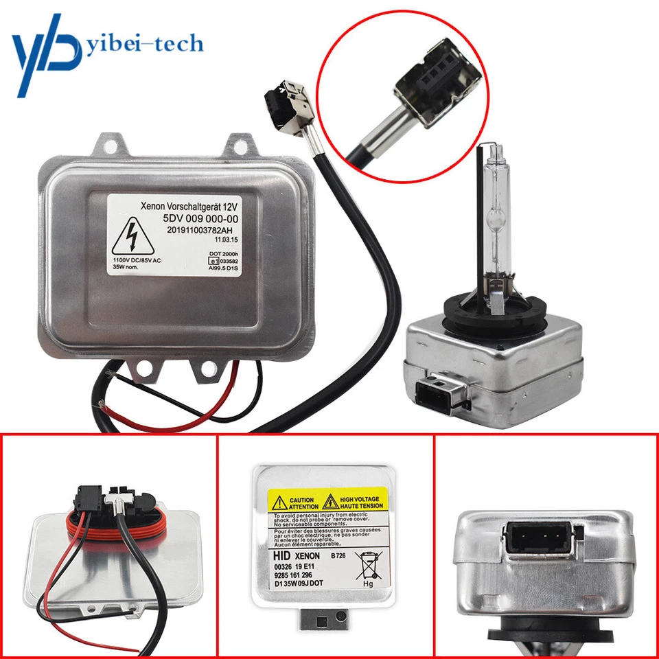 2× Headlight Xenon HID Ballast&Igniter&D1S Bulb For 2007-2013 Cadillac Escalade - Image 4 of 4